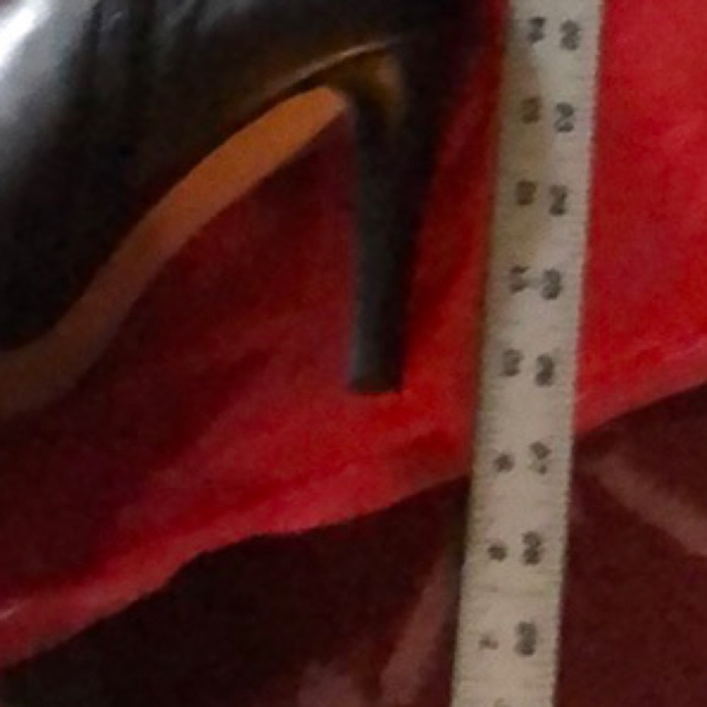 Knee high black leather boots